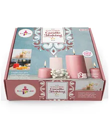 Kalakaram Colored Candle Making Kit with Complete Supplies - Multicolor
