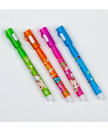 Pikaboo UV Light Ink Pen Pack Of 4 - Multicolor