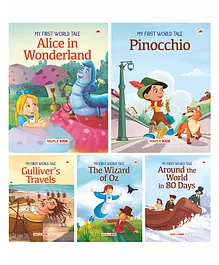 World Classics Abridged Illustrated Story Books Pack of 5 - English