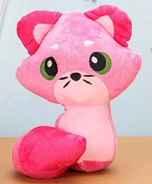 Plushkins Fox Plush Toy Pink - Height 25.5 cm
