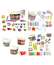 Yellow Nuts DIY Science And Slime Activity Combo Kit - Multicolour