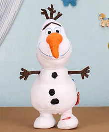 Simba Frozen Olaf Walking Soft Toy with Music White - Height 22 cm