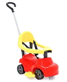 SMOBY Car Ride On with Adjustable Height - Red