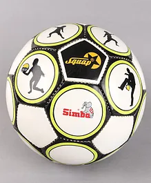 Simba Squap Soccer Ball Size 5 - White Black