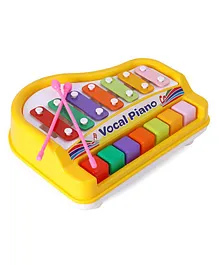  United Agencies Vocal Toy Xylophone Cum Piano - Yellow