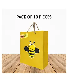 Untumble Bumble Bee  Gift Bags Yellow - Pack of 10
