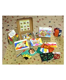 Kidsy Winsy DIY Little Picasso Standup Album All in 1 Activity Kit - Multicolour