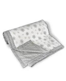 Florida Cotton Single Bed Dohar - Grey