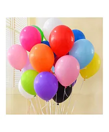Khurana Decorative Latex Balloons Set Multicolour - Pack of 50