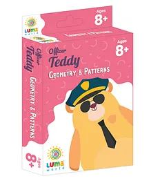 LUMA WORLD Officer Teddy Flashcards Pink - 51 Pieces