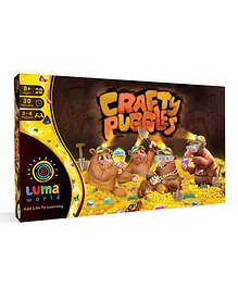 LUMA WORLD Crafty Puggles A Path Building Educational Board Game - Multicolor 