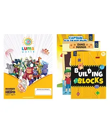 LUMA WORLD Number Hero Activity Book Pack of 3 - English 