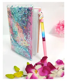 TERA13 Unicorn Watery Diary With Pen (Colour May Vary)