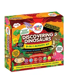 Genius Box 8 in 1 Discovering Dinosaurs Activity Kit