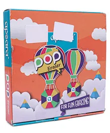 Apsara Pop Eraser Pack of 50 Pieces - Multicolor