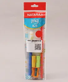 Nataraj Pixy Stationery Set Pack of 3 - Multicolor