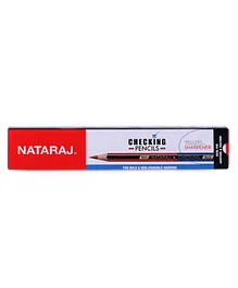 Nataraj 2-in-1 Checking Pencils 10 Pieces - Red Blue