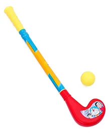 Doraemon Hockey Stick & Ball - Yellow Red