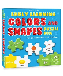 Wonder House Books Colors And Shapes Jigsaw Puzzle Multicolor - 52 Pieces
