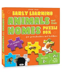 Wonder House Books Animals & Their Homes Jigsaw Puzzle Multicolor - 52 Pieces