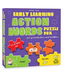 Wonder House Books Action Words Jigsaw Puzzle Multicolor - 52 Pieces