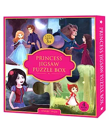 Wonder House Books Princess Jigsaw Puzzle Multicolor Pack of 4 - 54 Pieces