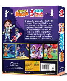 Wonder House Books Chhota Bheem Jigsaw Puzzle Multicolor Pack of 4 - 54 Pieces
