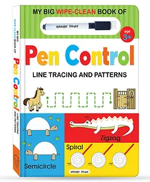 My Big Wipe And Clean Book of Pen Control  Line Tracing And Patterns - English