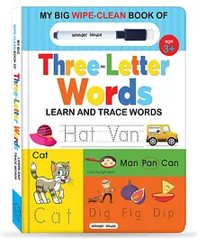 My Big Wipe And Clean Book of Three Letter Words - English