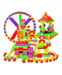 FunBlast Building Blocks With Wheel Toys Multicolour - 290 Pieces