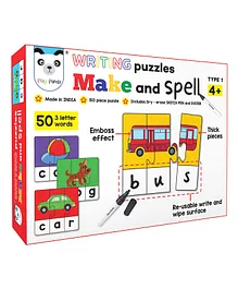 Play Panda Spelling Puzzle Make & Spell Type 1 - 150 Pieces 
