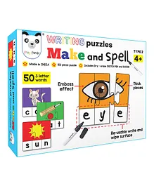 Play Panda Spelling Puzzle Make & Spell Type 2 - 150 Pieces 
