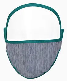 COCOON ORGANICS Solid Colour Mask Shield - Light Grey