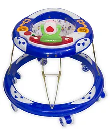 Baby Pa  Guitar Round Activity Walker With Musical Toy Bar- Blue