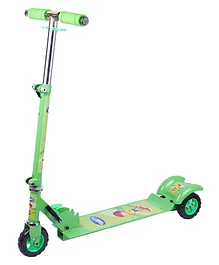 Baby Pa Ride On Ranger Scooter With Height Adjustment - Green