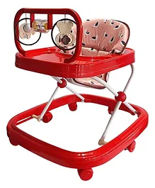 Babycenter India Baby Jolly Walker Bird Printed Seat - Red Peach