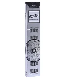 Skoodle Wood Free Recycled Paper Pencils - Silver