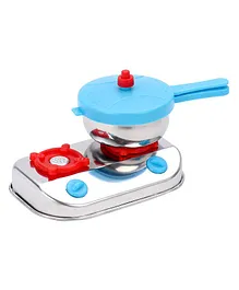 Ratnas Toy Gas and Pressure Cooker Set (Colour May Vary)