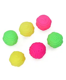 IToys Ball Shaped Squeezy Bath Toys Pack of 6 - Multicolour