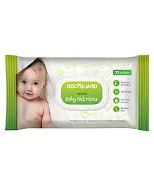 BodyGuard Premium Baby Wet Wipes - 72 Wipes