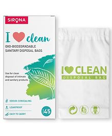 Sirona I Love Clean Sanitary Disposal Bags - 45 Bags