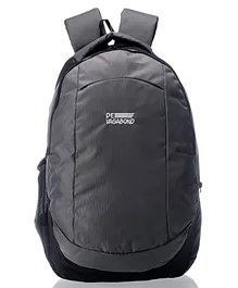 DE VAGABOND Tria Nylon Multipurpose Laptop Backpack Grey - 18 Inches