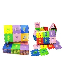 Funblast Mini Educational Play Mat Floor Puzzle Multicolour - 84 Pieces