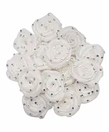 Asian Hobby Crafts Decorative Rose Flowers - White