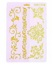 Asian Hobby Crafts Craft Stencil Abstract A - White