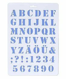 Asian Hobby Crafts Stencil For Kids Crafts - Blue
