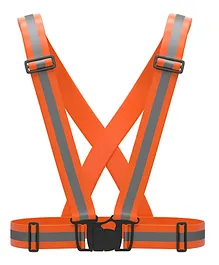 LifeKrafts Safety Reflective Vest Protective Gear - Orange