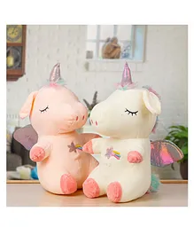 Fiddlerz Stuffed Unicorn Plush Toy Multicolor - Height 35 cm