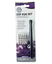 Daler Rowney Simply Dip Pen Set - 5 Pen Nibs