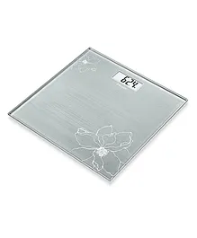 Beurer GS 10 Digital Weighing Glass Scale - Grey